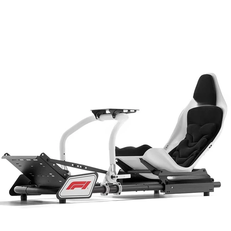 

Home racing emulator game steering wheel seat