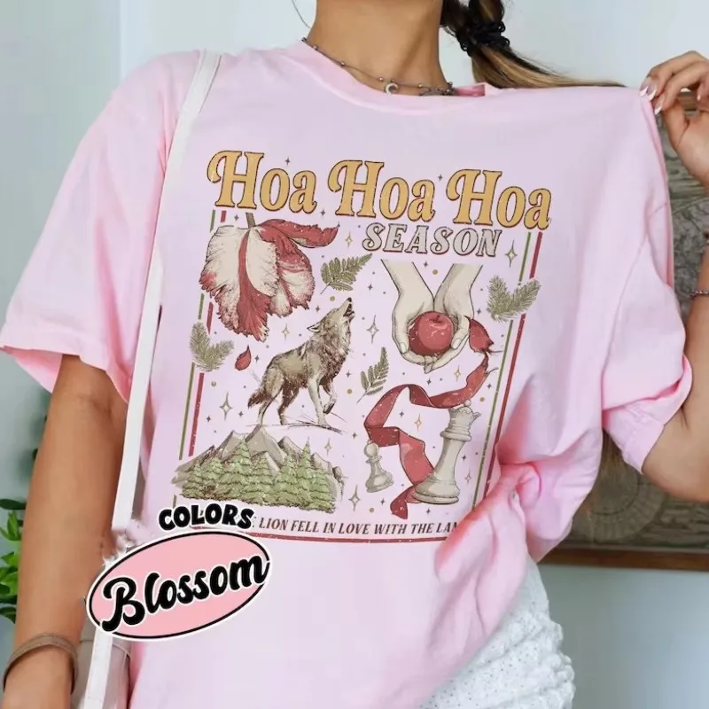 Twilight Inspired Shirt Hoa Hoa Hoa Season Vampires T Shirt City of Forks Vampires Wolves Book Lover Gift Tee Y2k Vintage Tops