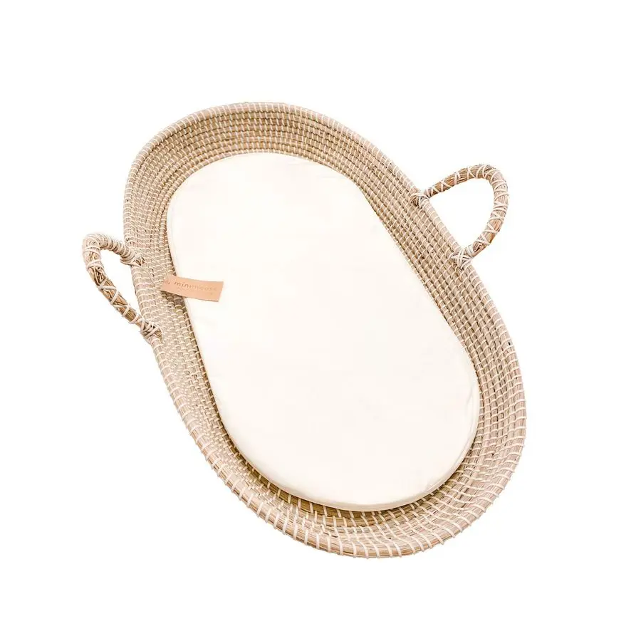 

Корзина для пеленания с водонепроницаемой подушечкой, портативный топпер для пеленания подгузников для комода или стола, необходимая для детской комнаты