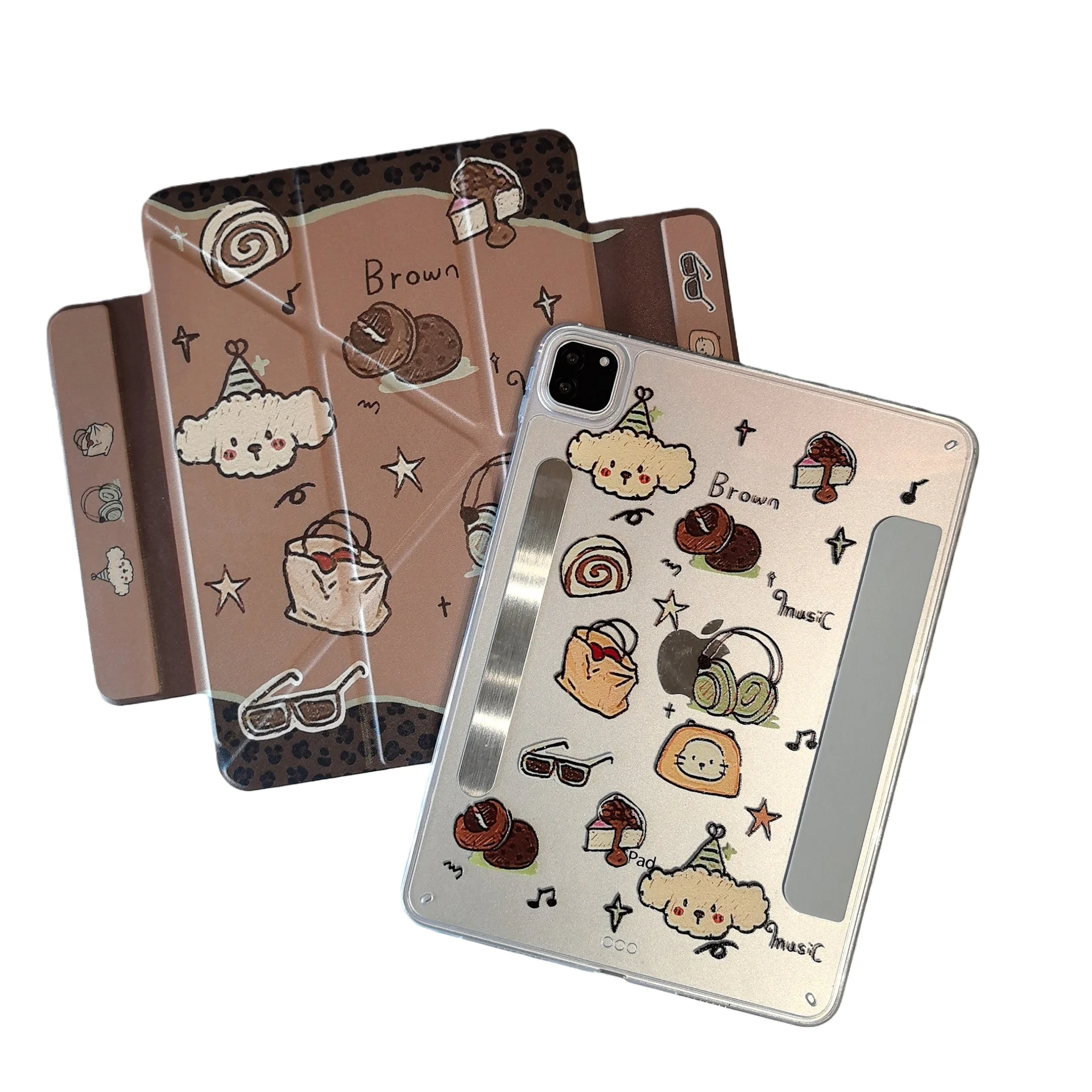 

Magnetic Buckle Detachable Tablet Case For iPad Mini6 7 Pro2025 2024 2022 2021 2020 2019 2018 2017 11 10th Air 2 3 4 5 6 7 Cover