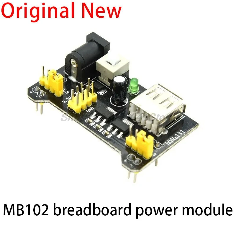 

1/5/10 шт. MB102 макетный модуль питания 3,3 В 5 В беспаечная хлебная плата DIY для Arduino
