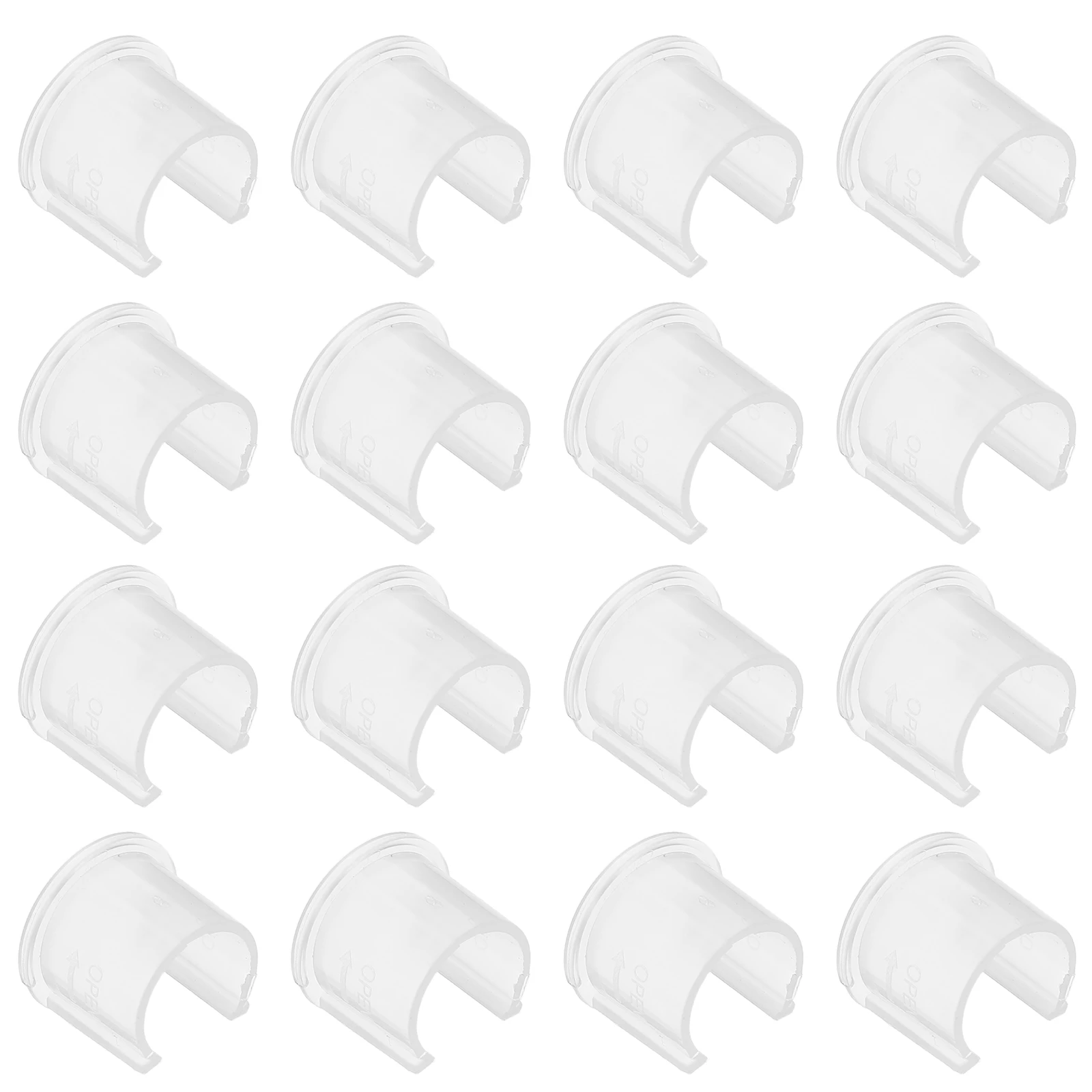 

20 Pcs Travel Suit Face Wash Container Lock Clips Dispenser Leakproof Shampoo Collar