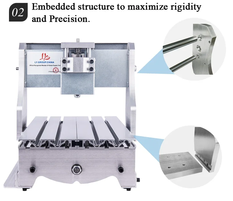 3020T 3020Z Mini Wood Working Frame Rack Machine Metal Milling Engraving Router 3 Axis Cutter Engraver RU Stock 300x200MM