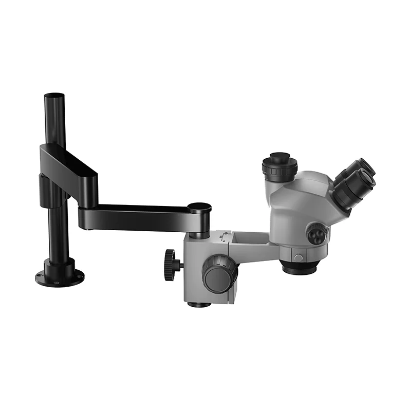 LUOWEI&WCI3 7-50X Trinocular microscope with 360 degree rotating  stand for mobile phone repair engineers