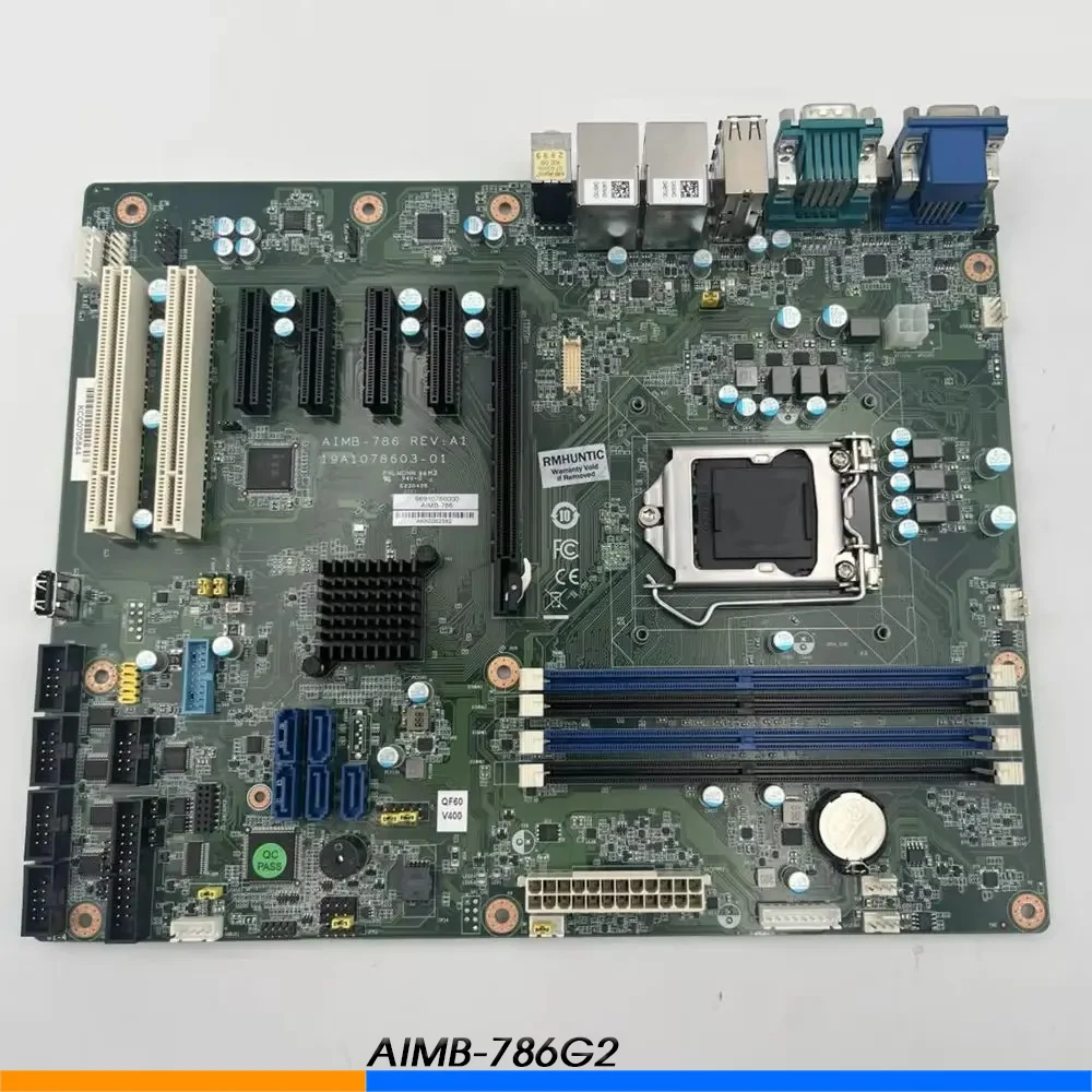 วงจร AIMB-786 AIMB-786G2 A1 AIMB-786G2-00A1เมนบอร์ดอุตสาหกรรมชิปเซ็ต Q370 ATX รองรับการสร้าง8th สำหรับซีพียู Advantech