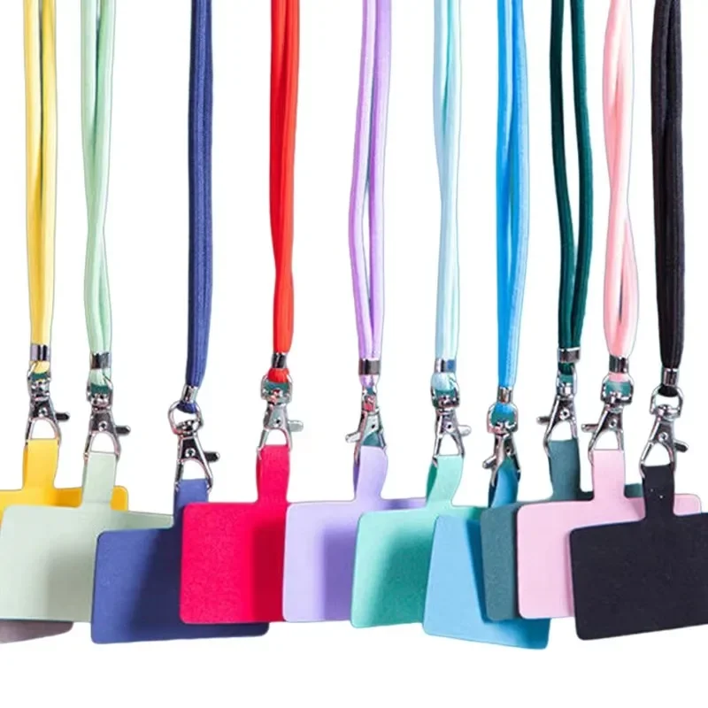 1/2/9 قطعة Crossbody الحبل قلادة حزام العالمي الهاتف المحمول تعديل طويل حبل معلق مع كليب مكافحة خسر الحبل