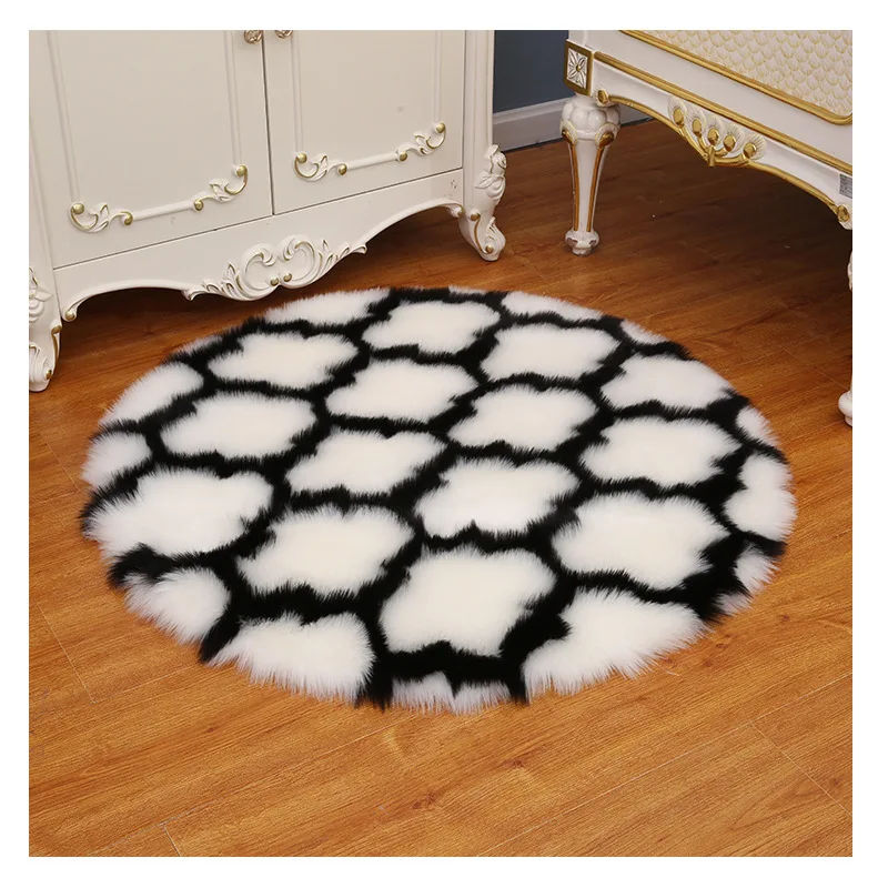 Imitation Fur Carpet Home Living Room Plush Carpet Yoga Floor Mat Foot Mat Room Bedroom