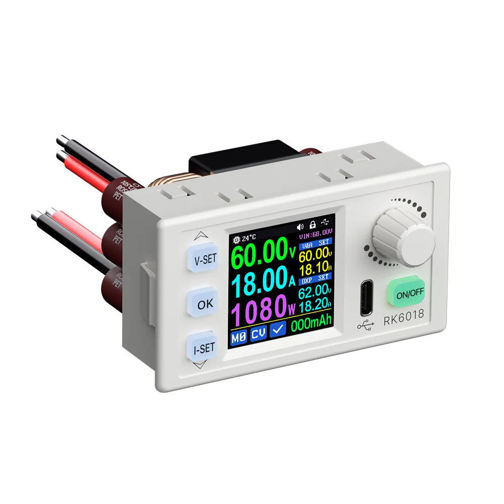 RK6006 RK6006-BT 60V 6A 4 digit Communication Adjustable DC to DC Step Down Voltage Bench Power Supply Buck converter
