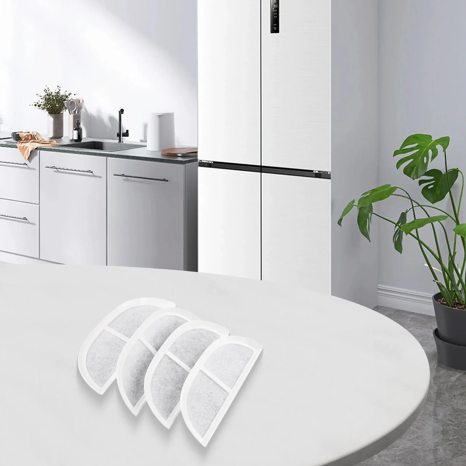 4pcs For Pet Water Dispenser Filter Set Activated Carbon Filter Pet Water-Fountain Replacement Filters Multiple Filtration