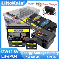 LiitoKala 12.8V 310ah 280ah 120AH LiFePO4 Battery 12V Lithium Iron Phosphate Batteries Cycles Touring car 14.6V Charger Tax Free