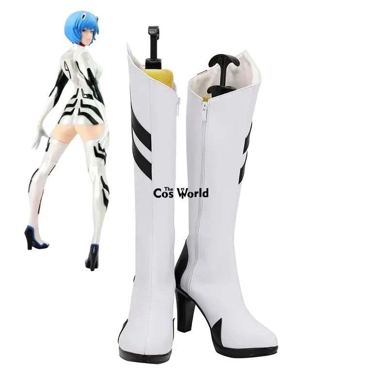 

EVA Ayanami Rei Anime Customize Косплей Туфли на высоком каблуке Сапоги
