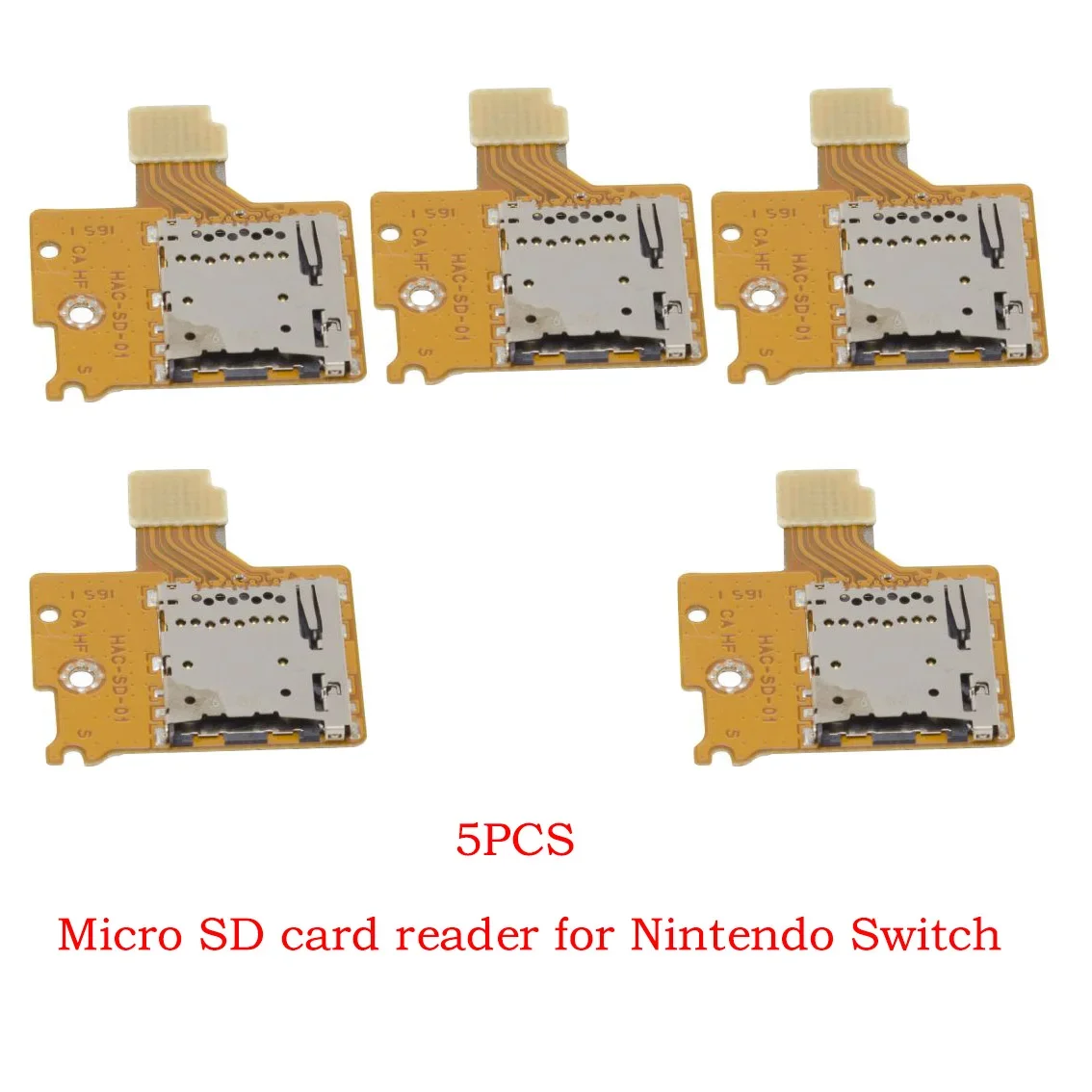 

5pcs for Nintendo Switch SD TF Card Slot Socket Board Replacement for Game Console