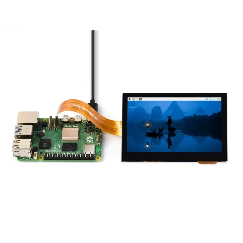 Waveshare DSI 12cm FPC Flexible Cable, Options For 22Pin To 15Pin / Dual-plug 22Pin
