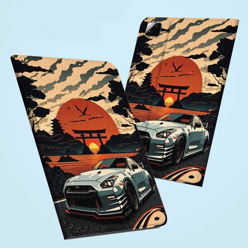 

Anime car illustration For Xiaomi Redmi Mi Pad 4 5 6 6s 7 8 SE Pro 2 11 Plus Max 12.4 11 11.2 12.5 8.7 inch Tablet Case