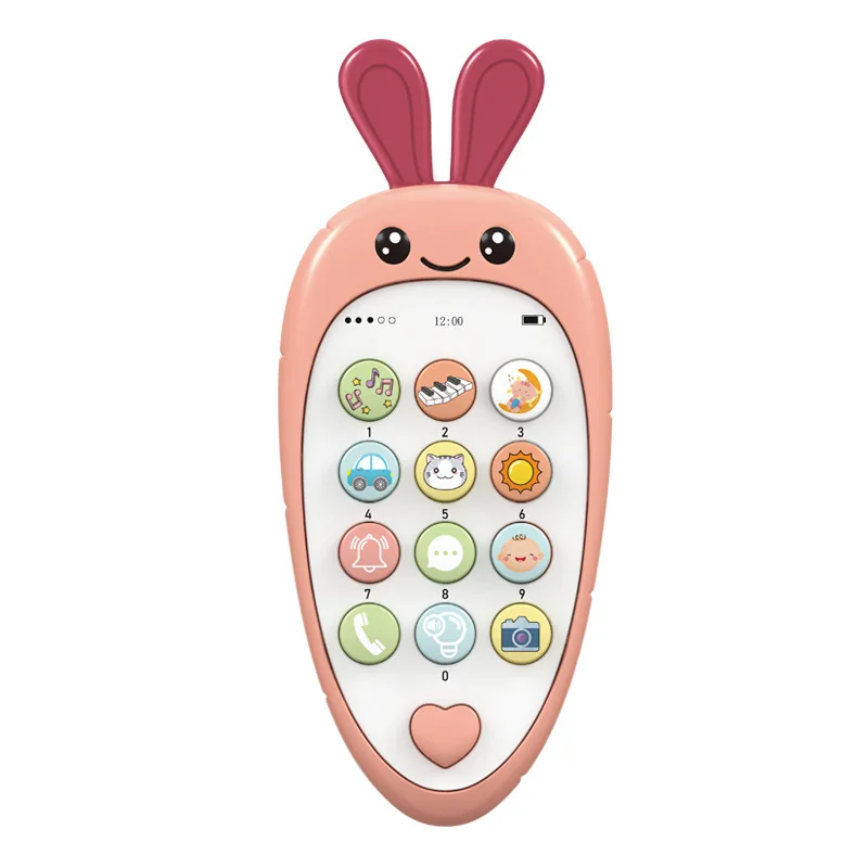 Morsure éducative intelligente pour enfants, musique intelligente, effet lumineux, apprentissage de l'histoire, Simulation de téléphone portable, jouets interactifs, cadeaux