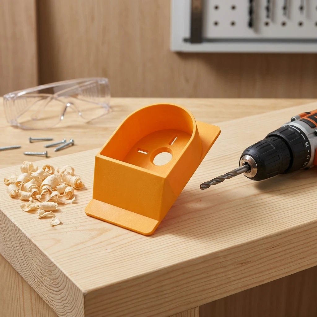Drill Dust Collector PLA Plastic Dust Catcher Attachment Efficient Debris Removal for Woodworking DIY Home Improvement Tool