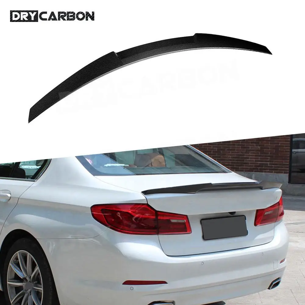 

for BMW 5 Series G30 F90 M5 Sedan 530i 540i Spoiler 2017-2022 Dry Carbon Fiber Rear Trunk Boot Wings Bodykit Car Styling