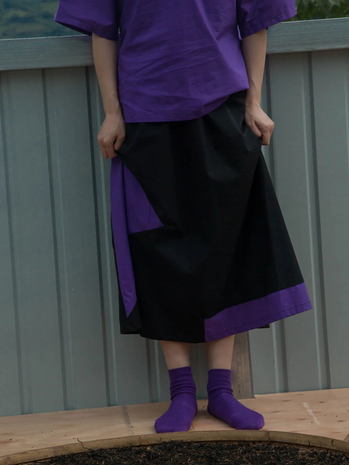 

Длинная юбка из вельвета и хлопка с эффектом пэчворк, стильная и модная, для уличного стиля...