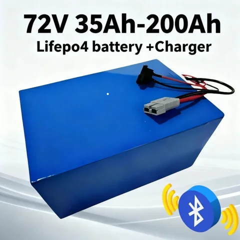 Batteria al litio LiFePO4 da 72 V con BMS 35 Ah-200 Ah |   Capacità elevata per motore 2KW 3KW 5KW |   Fosfato di ferro al litio ricaricabile sicuro