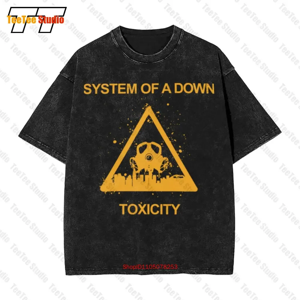 System3 Of A Down-Toxicity Logo Vintage Oversized T-Shirt 29YT