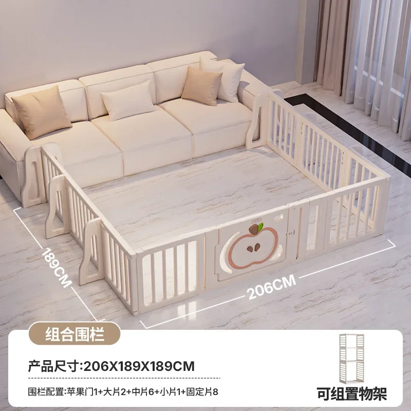 Plastic Baby Playpen Safety Toddler Crawling Fence Kids Indoor Living Room Activity Barrier Infant Floor Play Yard for Home Use