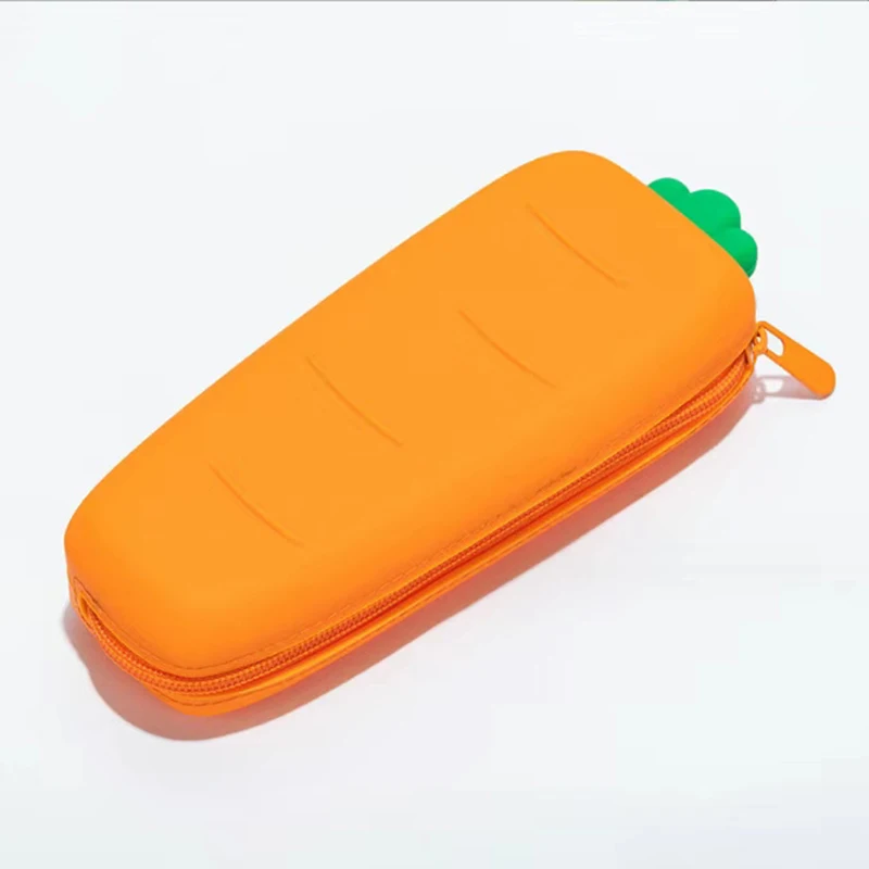 SKYSONIC 10pcs Carrot Series Stationery Set,Pencil Case,Knife,Ruler,Memo Notes Fot Kids Gift,Kawaii Cute School Home Suppliers