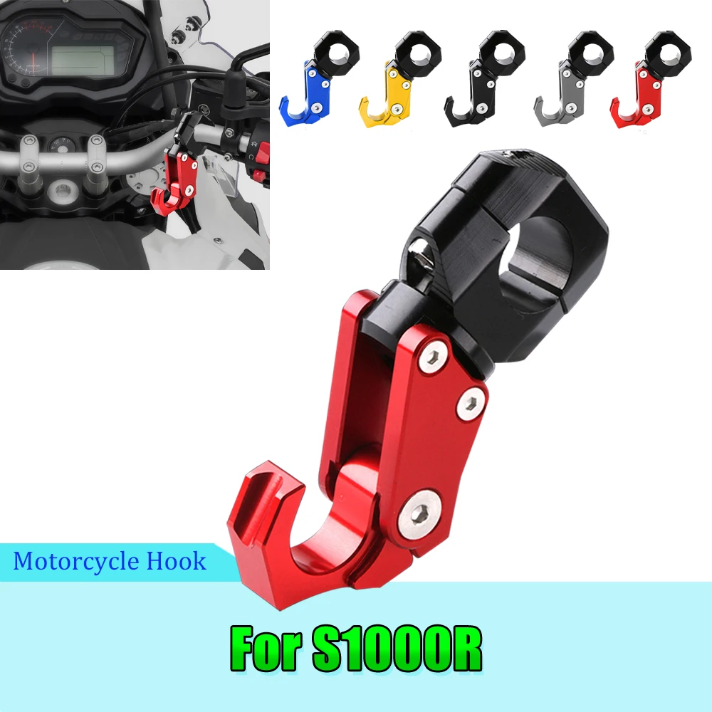 Motorcycle Helmet Hook Aluminum S 1000R 2023 for BMW S1000R S1000 1000 R Accesorios 2014 2015 2016 2017 2018 2019 2021 2022