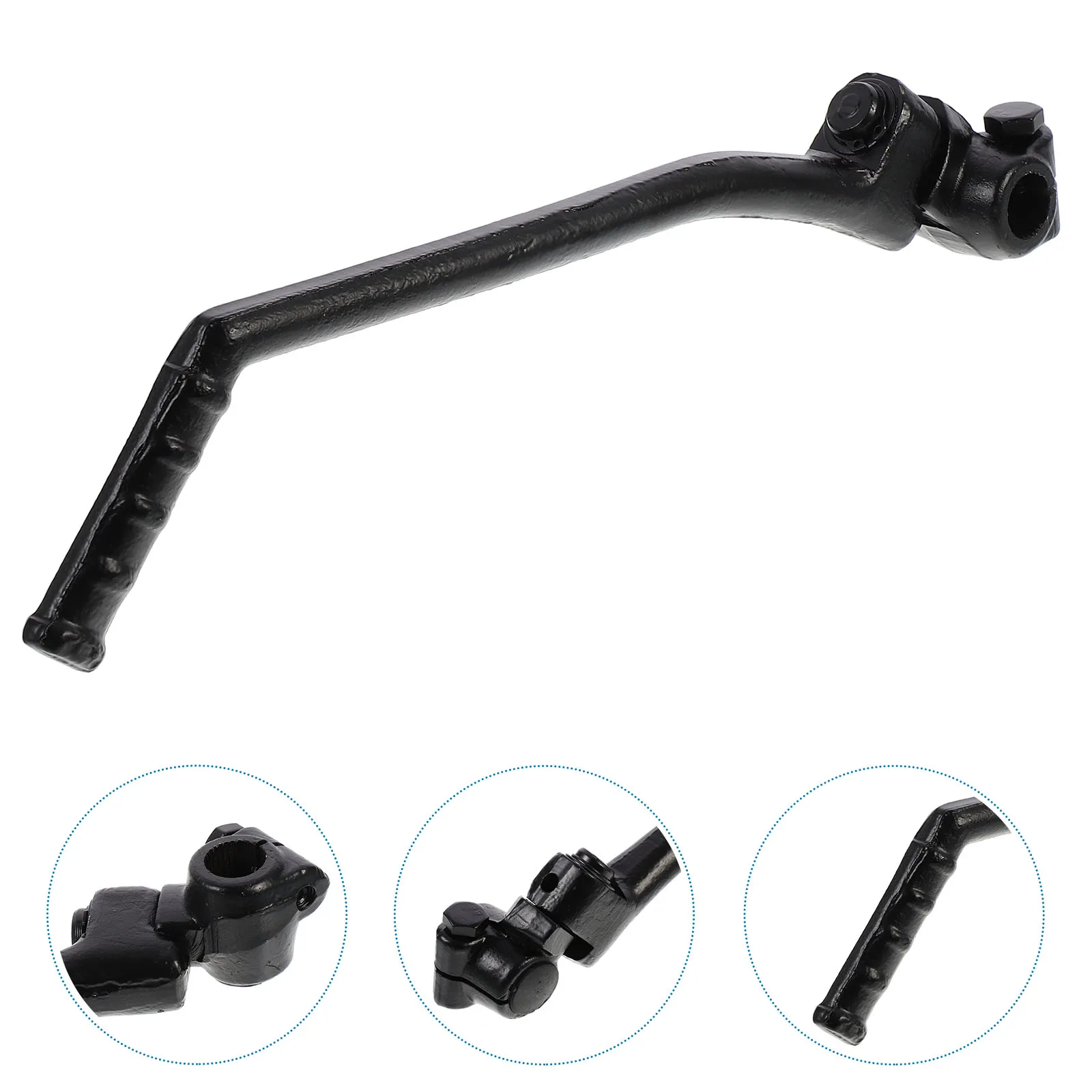 

1pc Sturdy Motorcycle Lever Premium Steel Foot Rod Polished Smooth Surface Cold Weather Installation Wear-Resistant