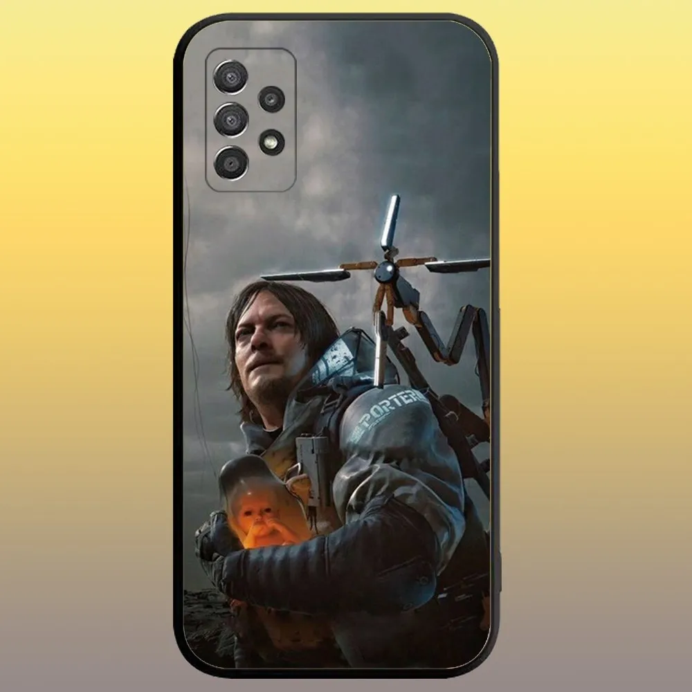 Game Death Stranding Phone Case for SamsungA 91,80,73,72,71,70,53,52,51,42,41,40,32,31,30,22,21,20,13 S 4G 5G Soft Black Case