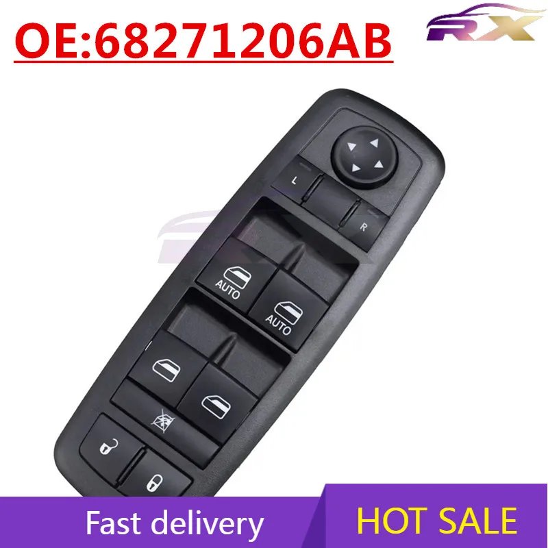 

OEM:68271206AB Suitable For 2015-2019 Jeep Cherokee Automobile Glass Lifter Button Switch Assembly
