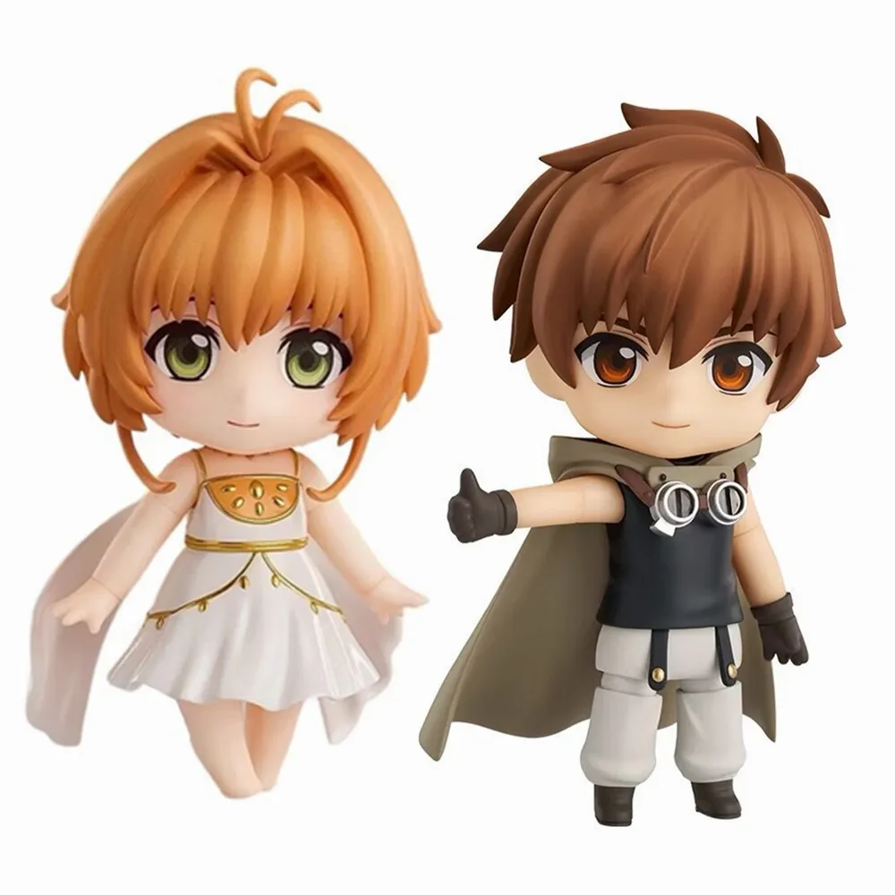 Anime Figures RESERVoir CHRoNiCLE Li Syaoran 2153 Sakura 2152 Action Figurine PVC  Model Doll Collector 10cm