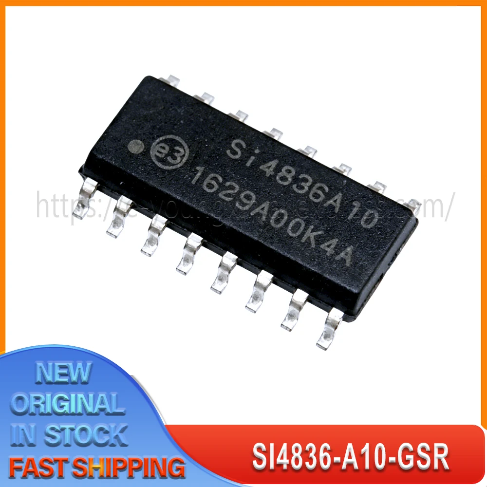 

10pcs/lot SI4836A10 SI4836-A10-GSR SI4836-A10 SI4836A10GSR SOP16 100% New Spot stock
