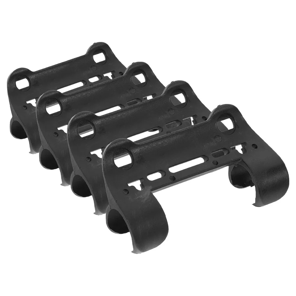 

4Pcs Bicycle Pump Holder Black Plastic Clip Mount Bracket Secure Fit Easy Install for Bike Frame Cycling Outdoor Sports