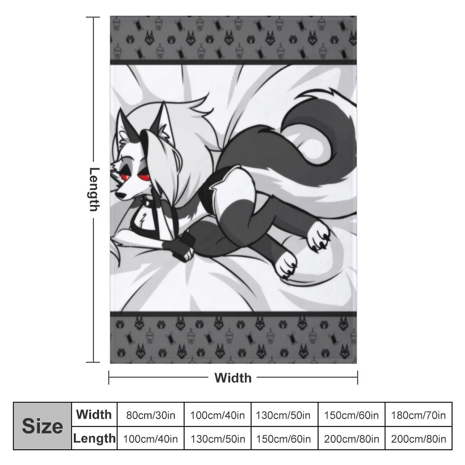 Loona Fullbody Throw Blanket anime Sleeping Bag Blanket fluffy blanket