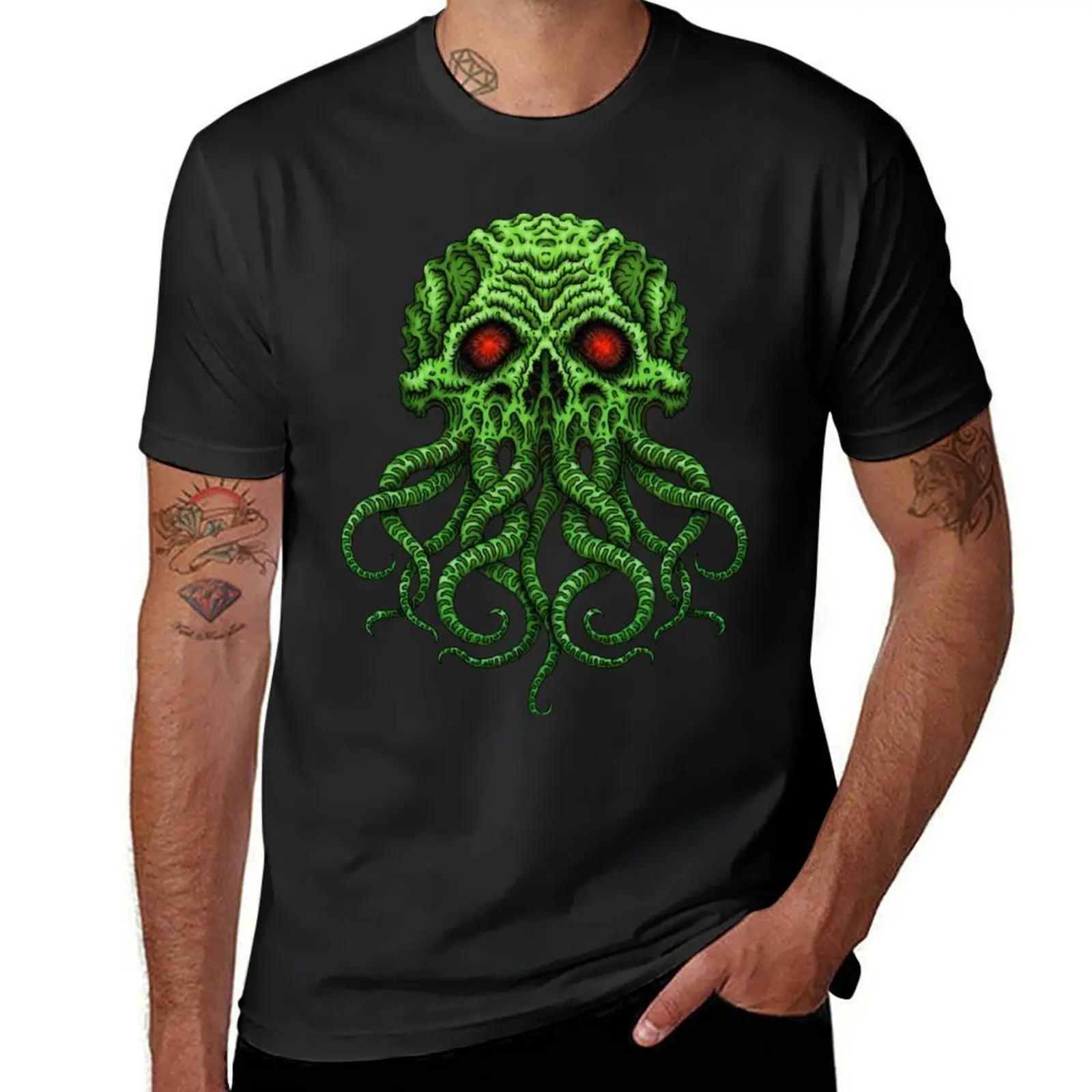 

Cthulhu Skull - Azhmodai 2019 T-Shirt plus sizes vintage fitted t shirts for men