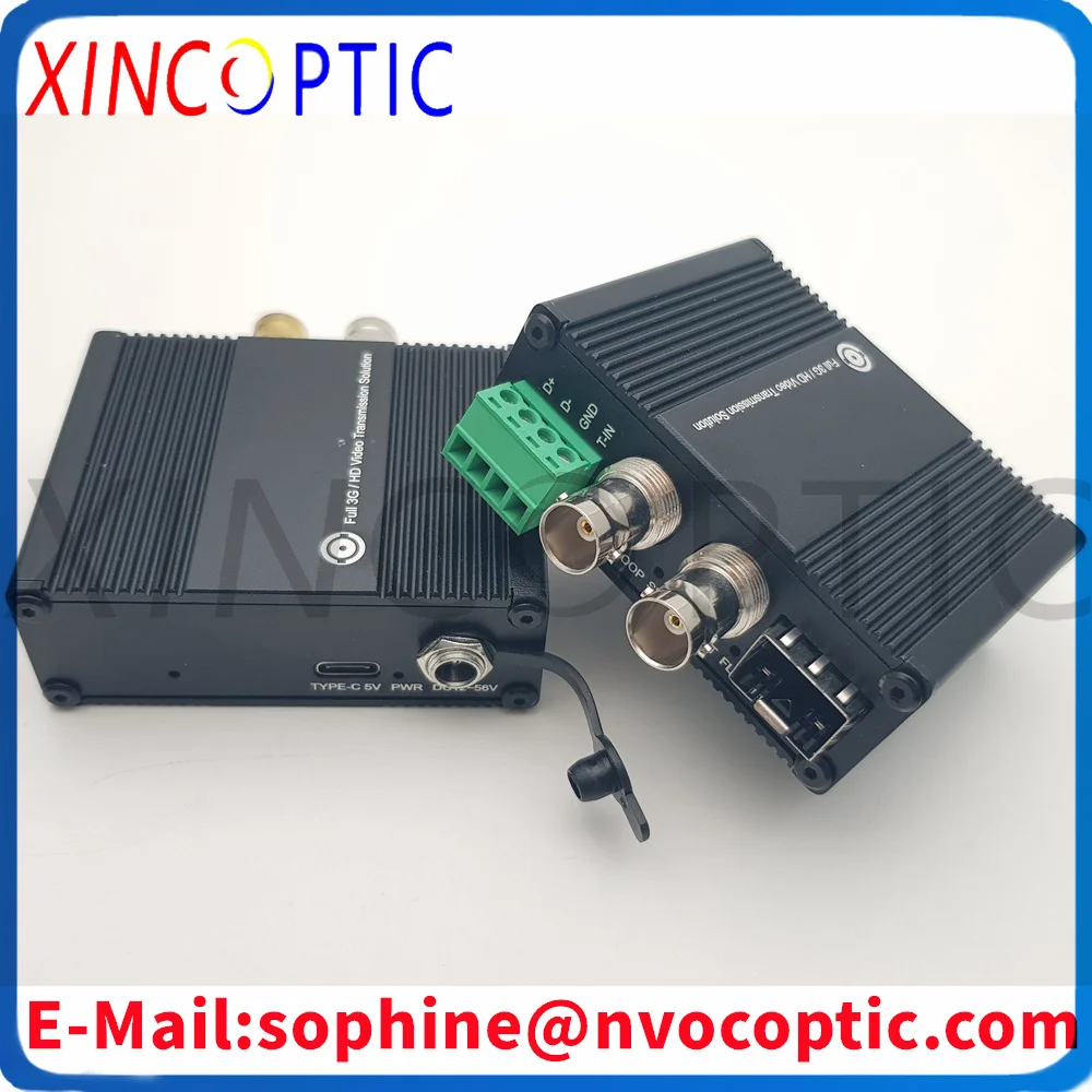 T/R3GSDI موسع الألياف 1080P @ 60HZ 3G-SDI أكثر من محول الألياف مستوى البث وضع واحد الألياف 20 كجم LC وحدة موصل #5