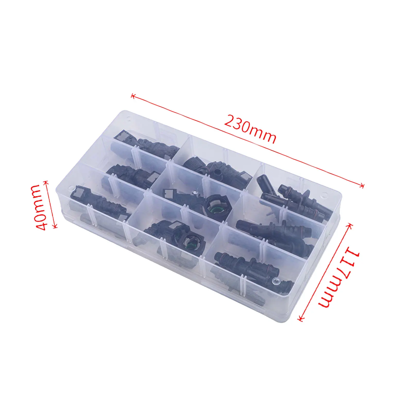 1 Set Car Fuel Line Quick Connector Repaire Kits ID8 8MM Oil Hose Diesel Connectors 24 PCS Automotive Accessories