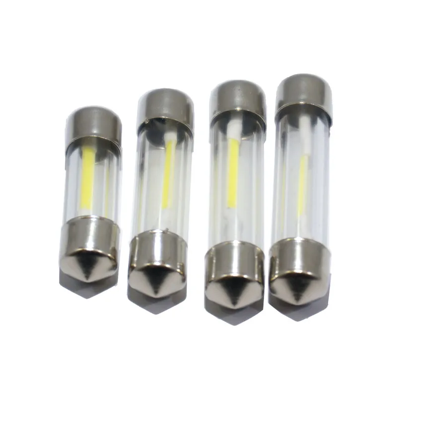 10PCS 578 LED Bulb, 211-2 212-2 41mm 42mm LED Festoon Dome Bulb, 6451 LED Car Interior Map License Plate Reading Light 12V