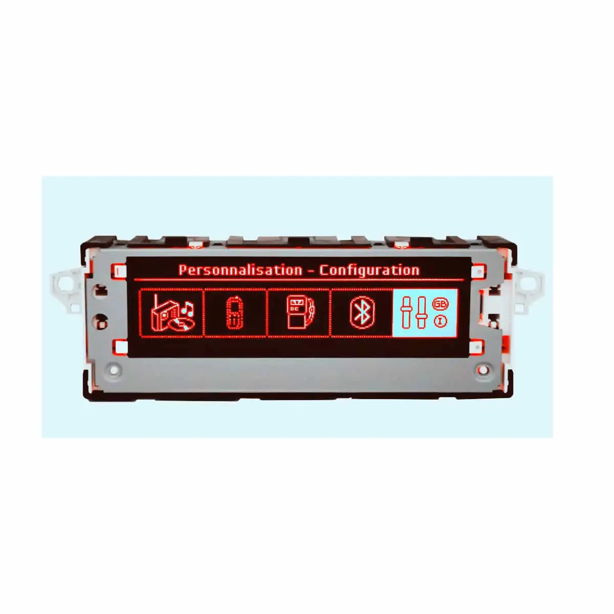 The Original (6pin)  Red Screen Monitor Support display Support USB optional for Citroen c4l Peugeot