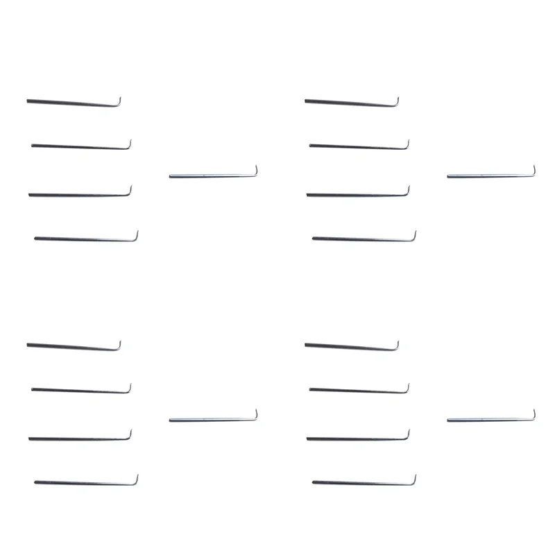 WIND FLYING 20 ชิ้นวิกผม Hair Extension Hook ระบายอากาศเข็มสําหรับวิกผมทําโครเชต์ตะขอเครื่องมือซ่อมวิกผมลูกไม้เข็มตะขอ