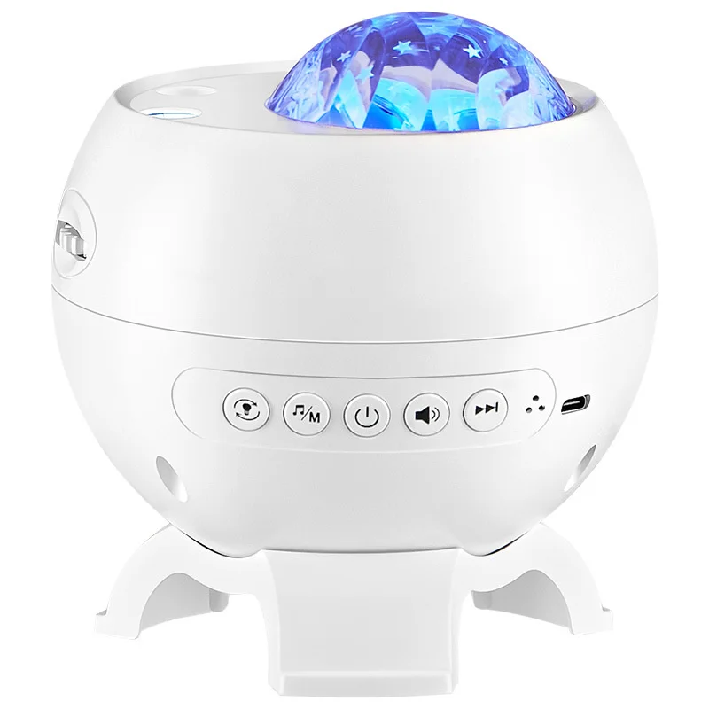 2023 Holiday Gifts Aurora Northern Lamp Ambient Projector Light Bedroom Wireless Ocean Wave Star Moon Aurora Dome Projector