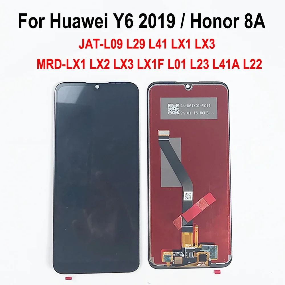 Pop para Huawei Y6 2019 pantalla táctil Lcd para Honor 8A montaje de pantalla JAT-L29 L41 LX1 LX3 pantalla LCD reemplazo de la pantalla táctil