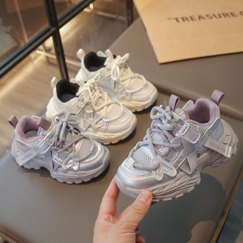 

Повседневные кроссовки на платформе для малышей, новинка 2023 года, осенние детские кроссовки, удобные универсальные детские школьные кроссовки на мягкой подошве