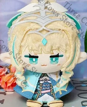 Genshin Impact Anastasya Vesna Vodyanitsa Mitya Noy Danica Cosplay Anime Fluffy Puppet Stuffed Animal Maumet Keychain Keyring