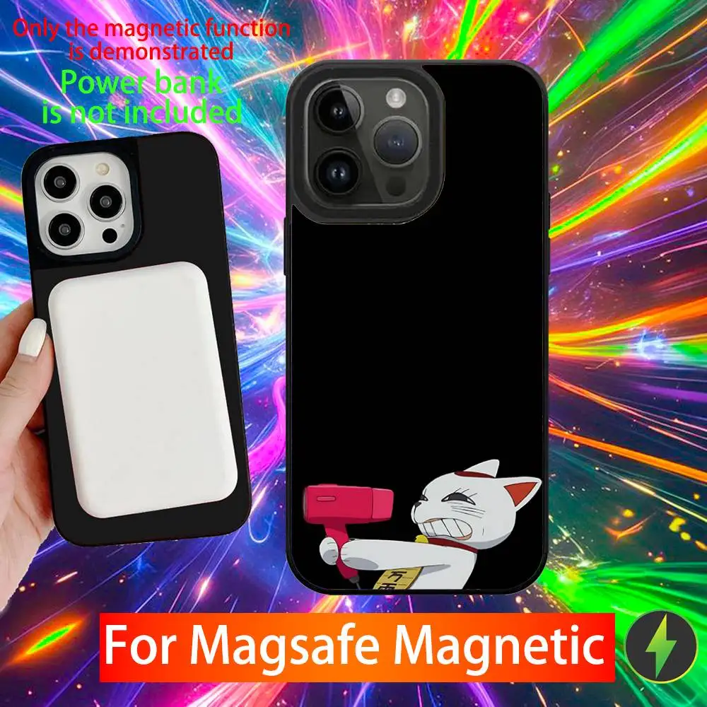 حافظة هاتف Turbo Granny لهاتف iPhone 16,15,14,13,12,11,Pro,Max,Plus,Mini,SE شحن لاسلكي مغناطيسي جديد Magsafe