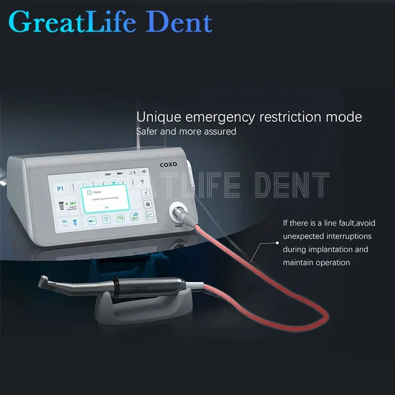 GreatLife Dent Dental COXO C-Sailor Pro+ Piezosurgery Implant Machine Treatment 2 in 1 System Dentistry Surgery With 2 Handpiece