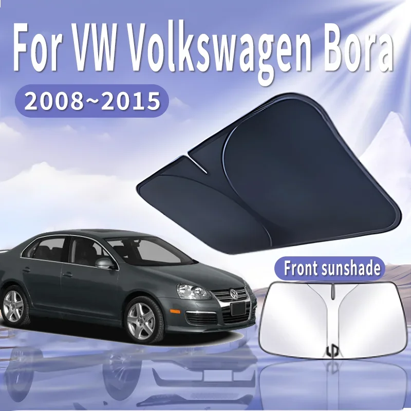 

Car Sun Visor For VW Volkswagen Bora 2008–2015 2010 2012 MK2 Front Windshield Sunshade Heat Insulation Summer Auto Accessories
