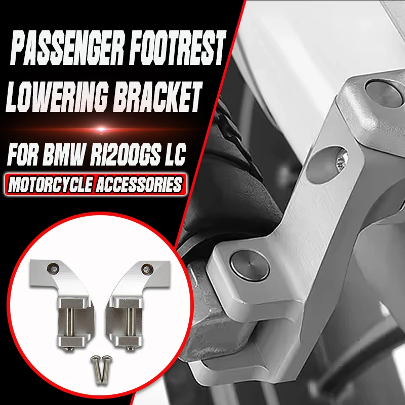 

Motorcycles Foot peg Passenger Footpeg Lowering Kit For BMW R1200GS LC 2013 -2020 R 1200 GS LC ADV 2014 -2020 R1200GS LC S1000XR