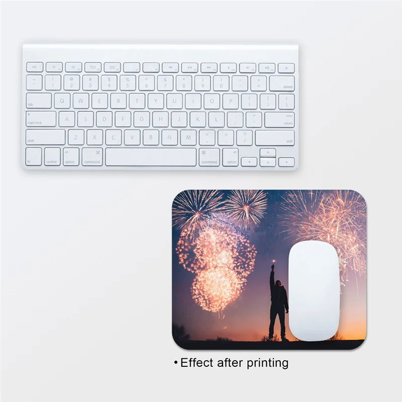 50Pcs Blank Mouse Pad For Sublimation Transfer Heat Press Printing Crafts