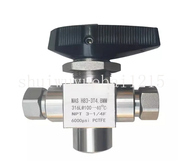 Filling station accessories CNG high pressure hose high pressure ball valve, two-way gas gun valve 83F-1/4NPT